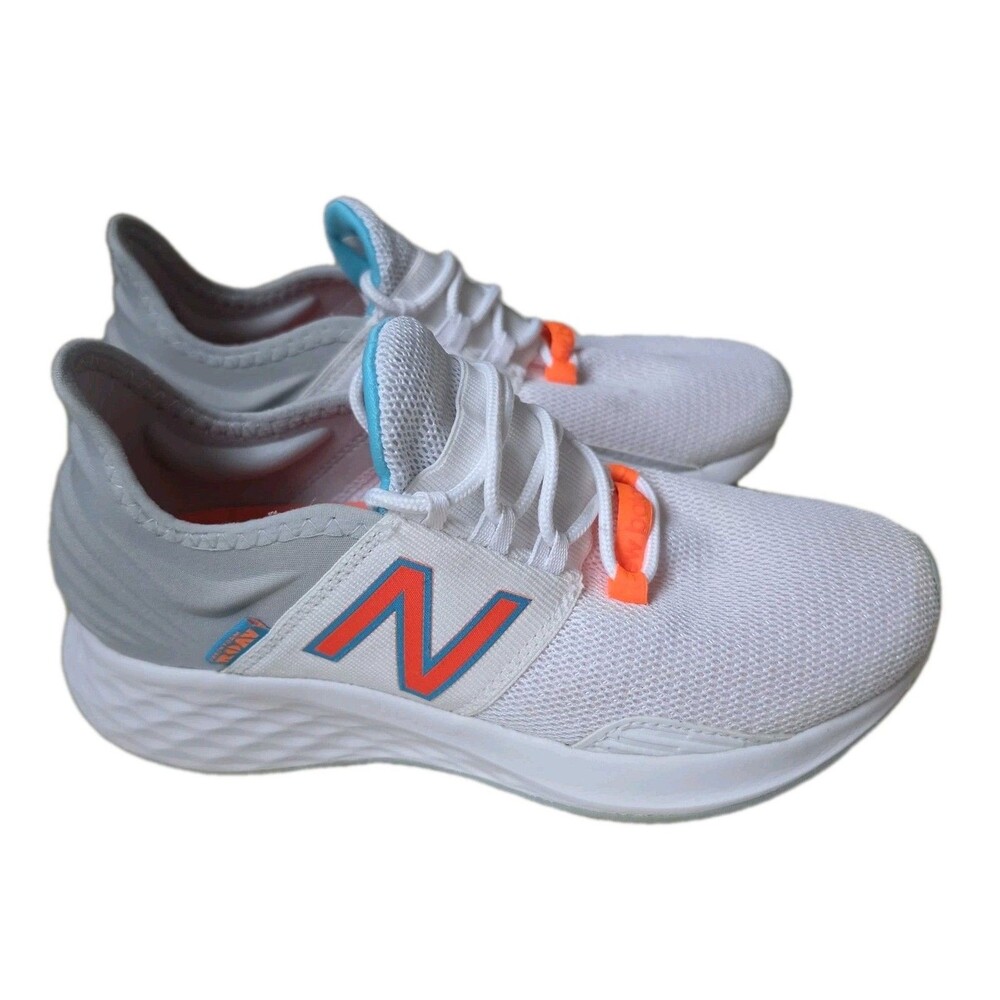 New Balance Shoes Fresh Foam Roav Womens Size 7 White Vivid Coral Sneakers